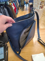 Filico Medium Bag – Blue in Leather