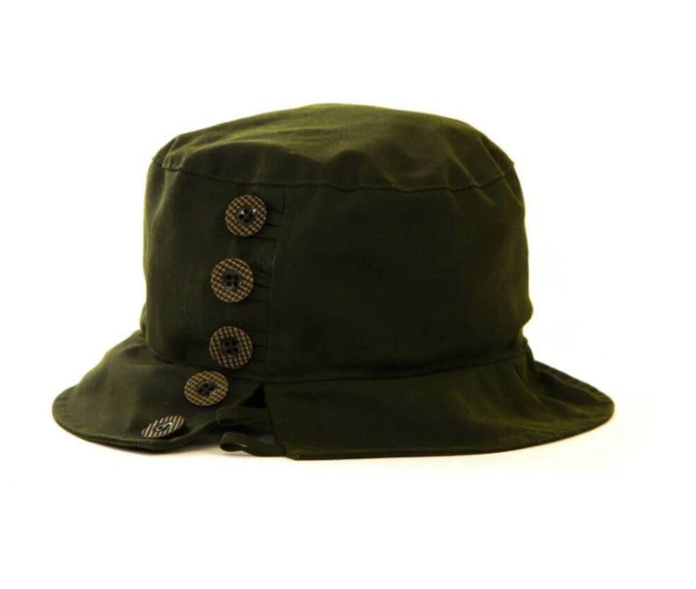 Denton Ladies Lynda Wax & Buttons Weatherproof Hat Adare Woollens