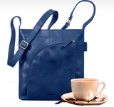 Filico Medium Bag – Blue in Leather