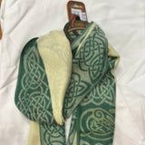 Celtic Pashmina Scarf wool silk mix Mulligan