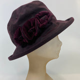 Wax Hat with Flower Design