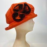 Wax Hat with Flower Design