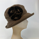 Wax Hat with Flower Design