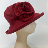 Wax Hat with Flower Design