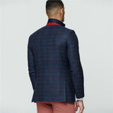 Donegal Tweed Mens Jacket - Blue