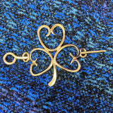 Shamrock Shawl and Hair Pin
