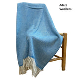 Herringbone Patterned Throw with Tassels