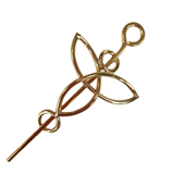 Trinity Knot Shawl and Hair Pin