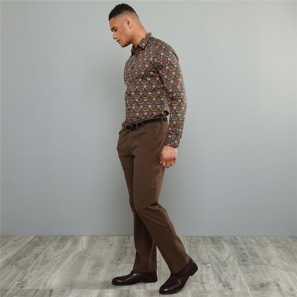 Classic Fit Mens Trousers