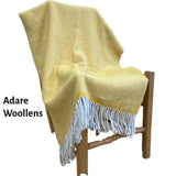 Herringbone Patterned Throw with Tassels