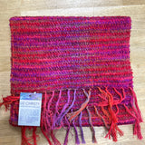 monet wool/cotton scarf L. Christy - berry crush