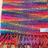 wool/cotton boucle scarf monet - japanese bridge