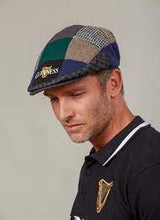 Cap Guinness/Harp Emblem Patch Flat Cap