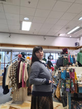 Pink Cherry / Nightsky ladies Cardigan DM177