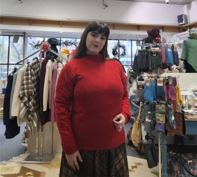 Turtle-Neck Sweater – Wool Cashmere