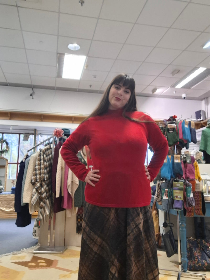 Turtle-Neck Sweater – Wool Cashmere