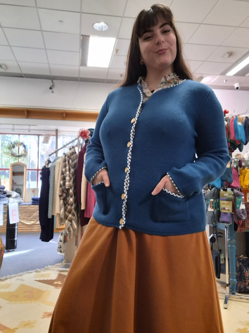 Cardigan NIghtsky with golden buttons DM180