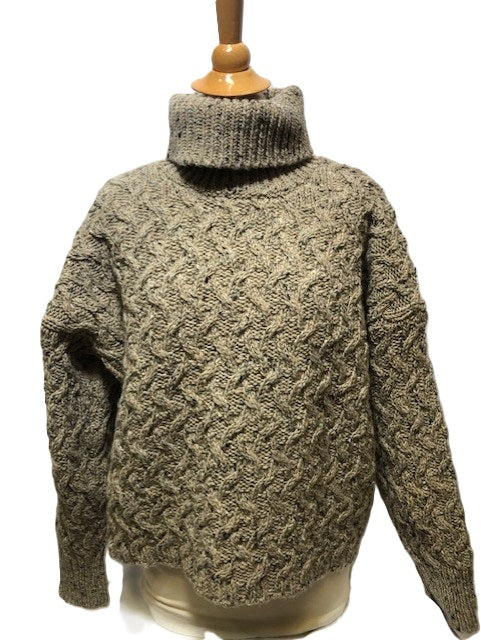 Aran Turtleneck Sweater M19-206/ SALE