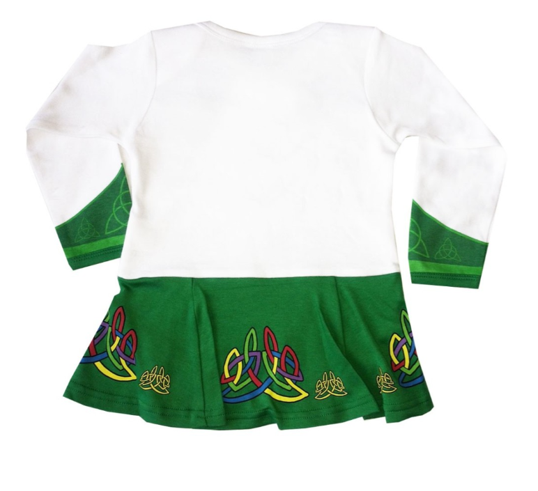 Green Irish Dancer Dress Baby Vest