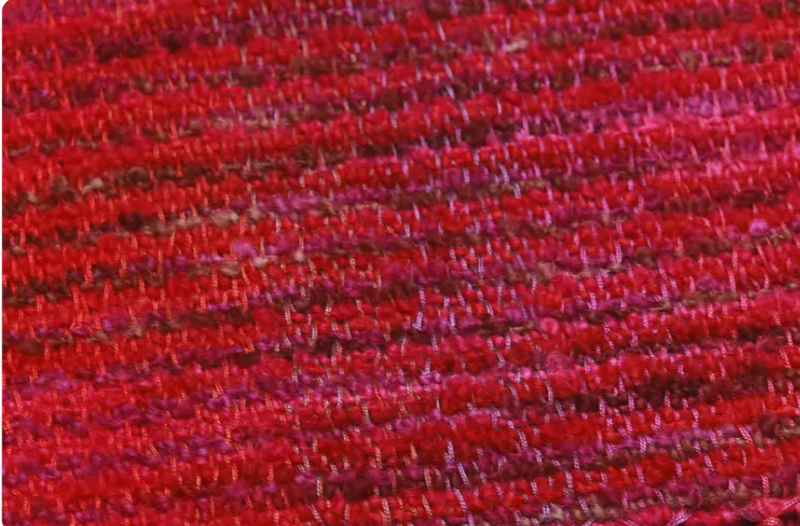 Designer Scarf – Boucle – ‘Japanese Bridge’ – Berry Crush