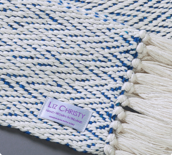 Herringbone Scarf – Belleek Blue