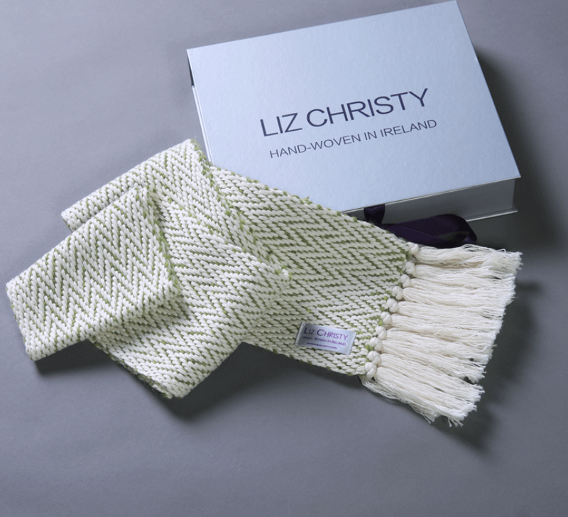 Herringbone Scarf – Greencastle Green