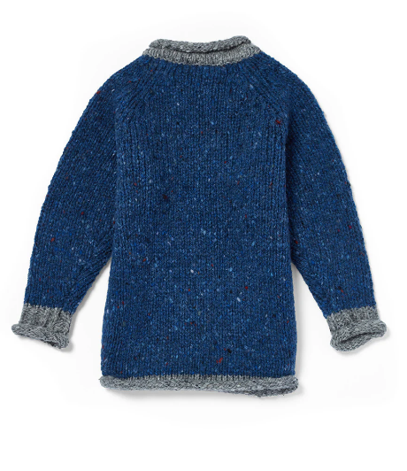 Childrens Roll Neck Sweater | Kangaroo Pocket