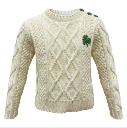 Kids Jumper with shamrock