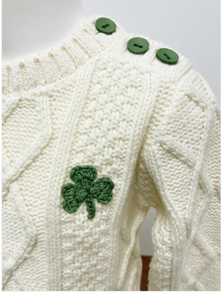 Kids Jumper with shamrock