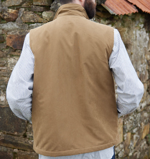 Men's West Cork Windproof Vest - Brown