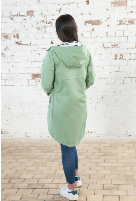 Long Beachcomber Jacket - Sage