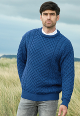 Merino Aran Crewneck Sweater C1949