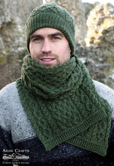 Unisex Scarf 100% Merino Wool Aran