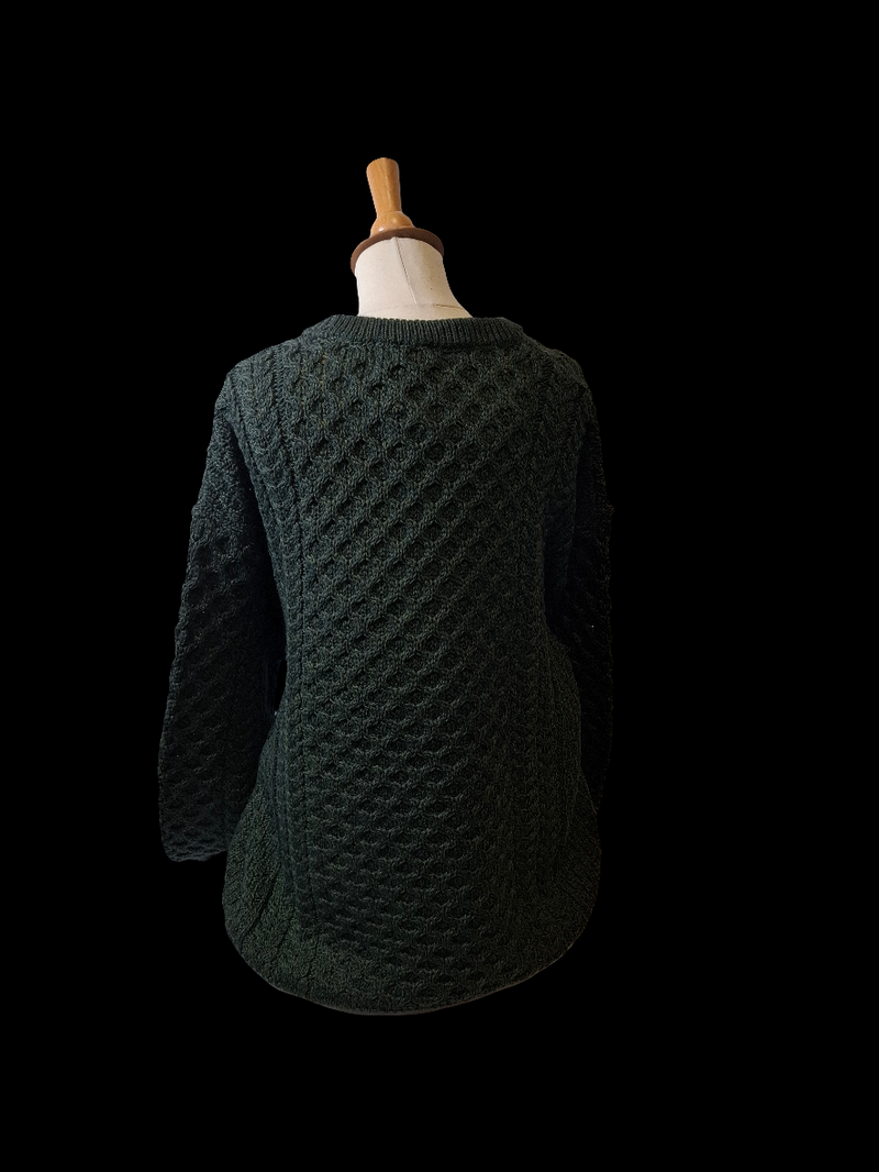 Merino Aran Crewneck Sweater C1949