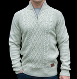 Kinsale Mens Knitwear Sweater Emerald Isle