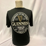 T Shirt Mens Guinness Stamp Black HH1028