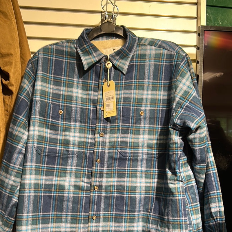 Fleece lined Shirt -Blue Check LV8