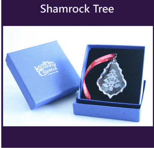 Hanging Ornament Shamrock Tree/ Giftbox