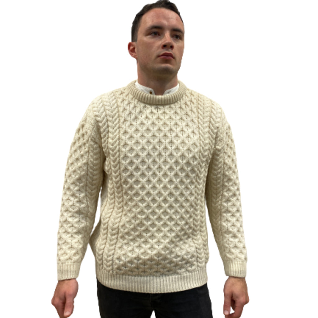 MERINO WOOL UNISEX CREW NECK SWEATER C1949