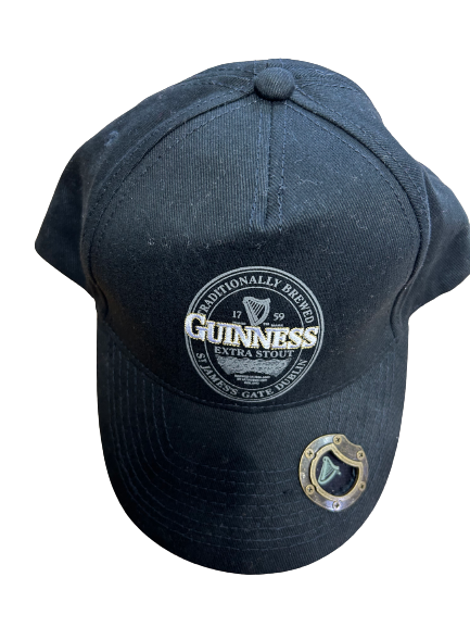Guinness baseball cap 2024 with bottle opener