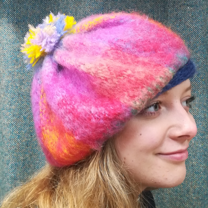 Mohair Cap by Donegal Designs One size