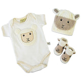 Babygrow / Baby Vest PF Cream - Organic Cotton