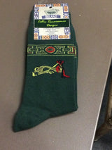 Sock Celtic book of Kells green