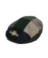 Cap Guinness/Harp Emblem Patch Flat Cap